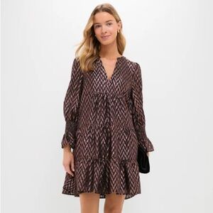 NWT Pomander Place Metallic Ikat Kenzo Dress XXL